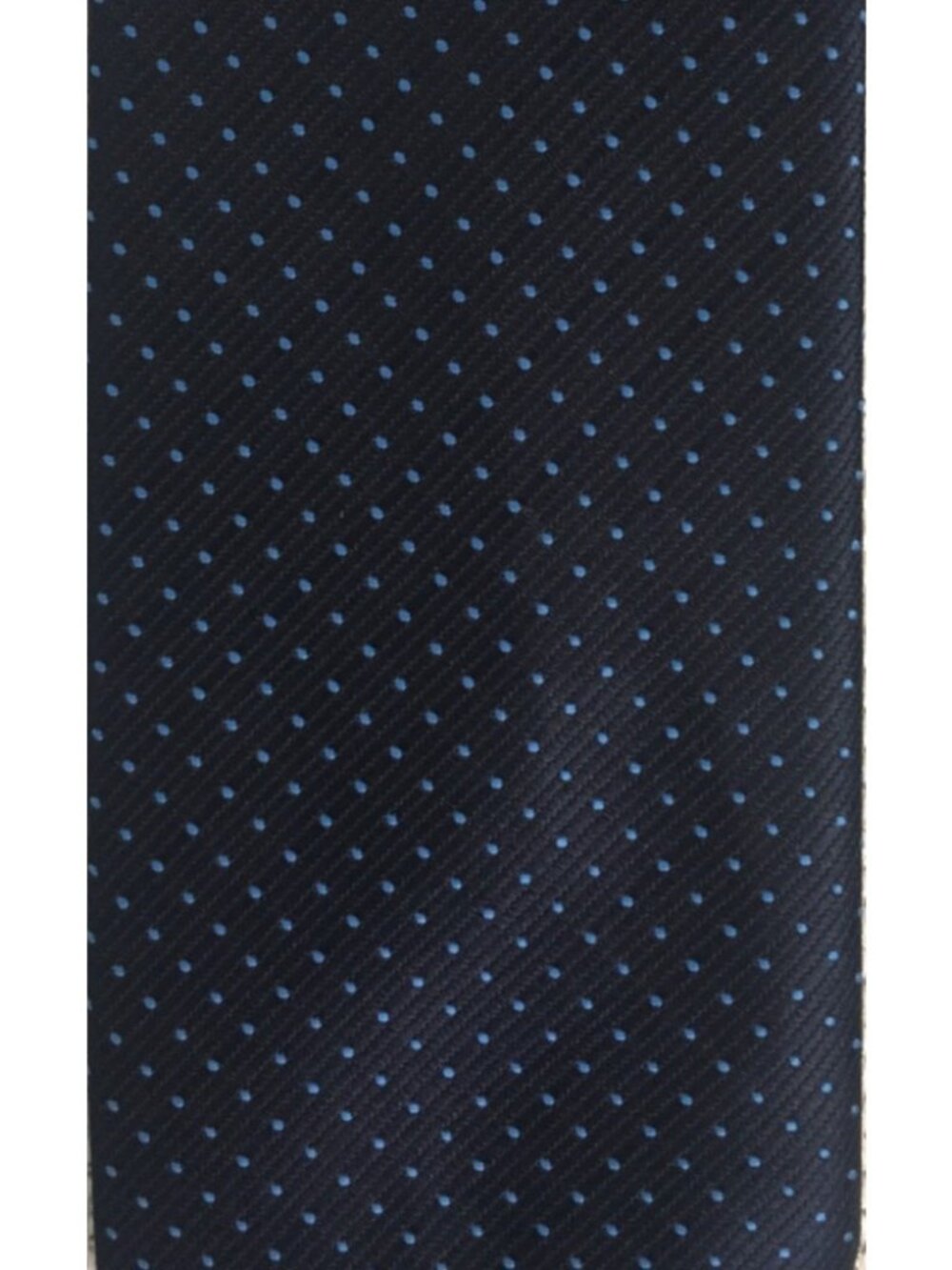 Ragalon Tie Men Navy Blue w Blue Tiny Polka Dots 3 inches Wide 57 inches Long